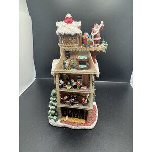Vintage 8" Santa's workshop Christmas CS03 international Resources 2000